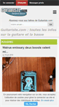 Mobile Screenshot of guitariste.com